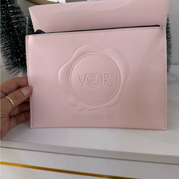 Viktor & Rolf Pink Medium Pouch Cosmetic Bag New In Box - Picture 2 of 10